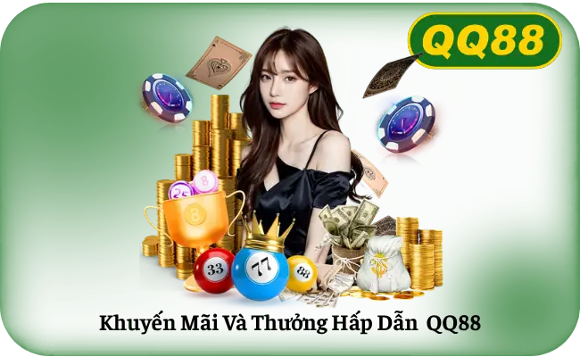 Khuyen Mai Va Thuong Hap Dan QQ88 Ảnh quảng bá chủ đề khuyến mãi và thưởng QQ88