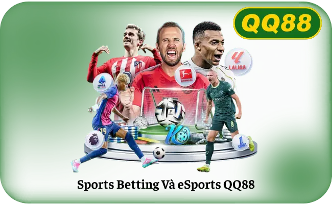Sports Betting Va eSports QQ88 Hình giới thiệu nhóm thể thao và esports QQ88